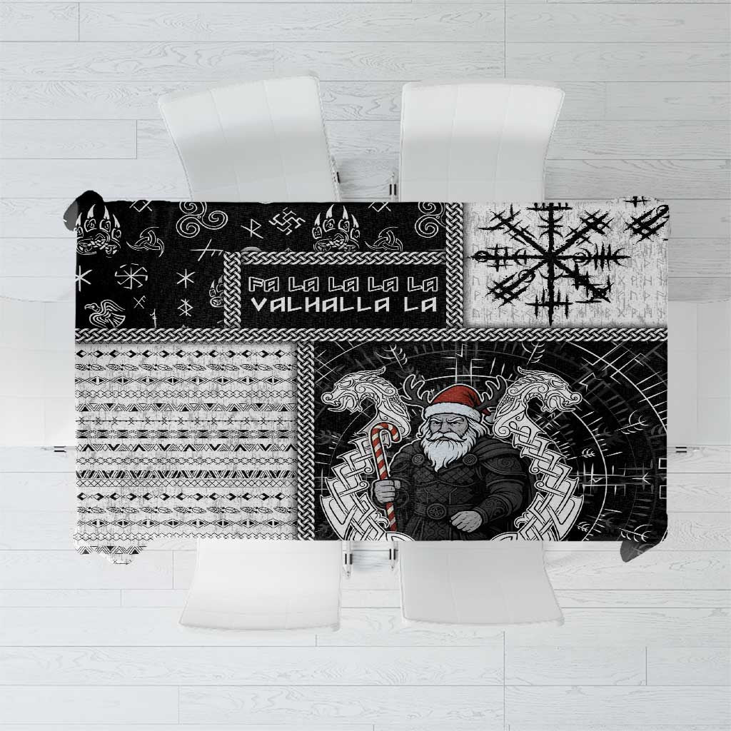 Vikings Christmas Tablecloth Fa La La La Valhalla La - Wonder Print Shop