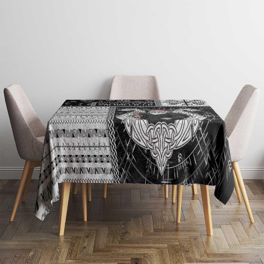 Vikings Christmas Tablecloth Fa La La La Valhalla La - Wonder Print Shop