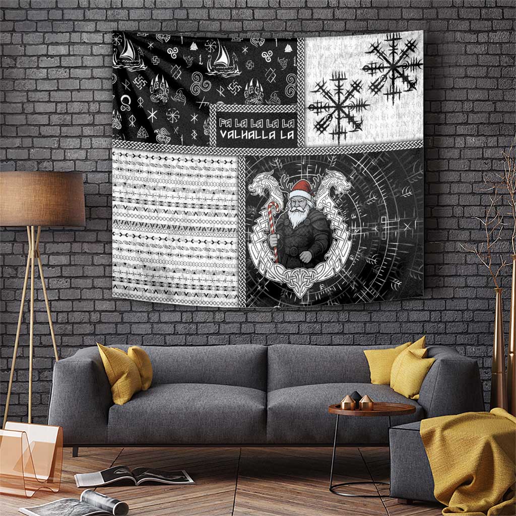 Vikings Christmas Tapestry Fa La La La Valhalla La - Wonder Print Shop