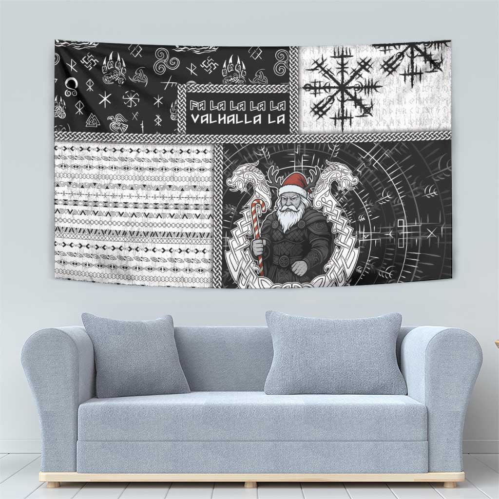 Vikings Christmas Tapestry Fa La La La Valhalla La - Wonder Print Shop