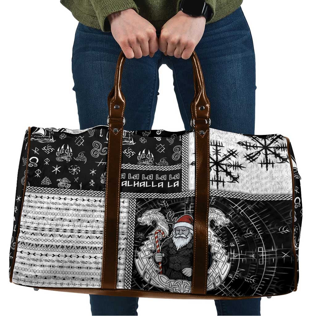Vikings Christmas Travel Bag Fa La La La Valhalla La - Wonder Print Shop