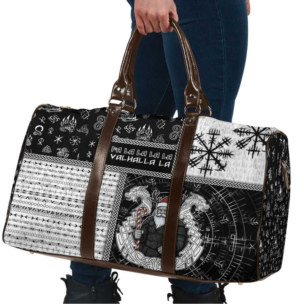 Vikings Christmas Travel Bag Fa La La La Valhalla La - Wonder Print Shop