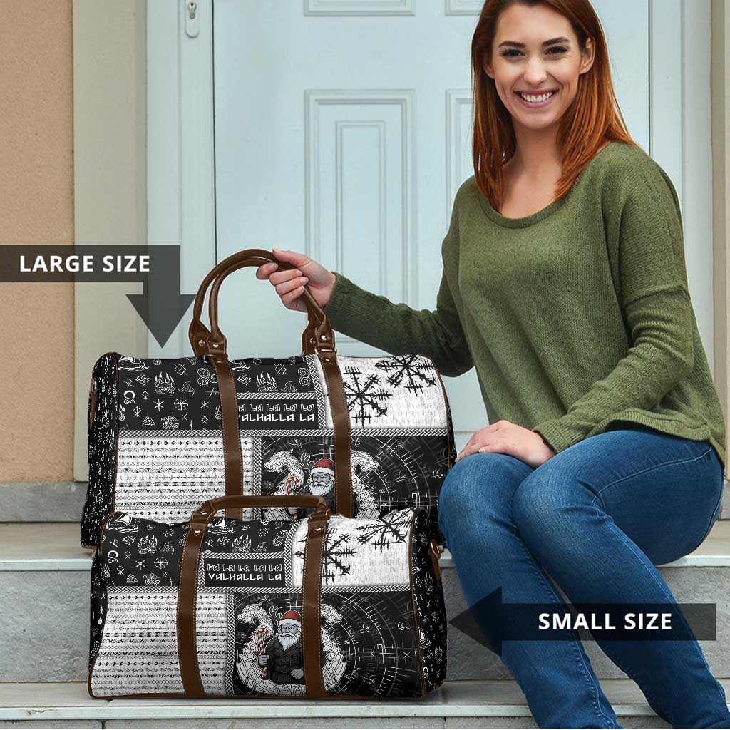 Vikings Christmas Travel Bag Fa La La La Valhalla La - Wonder Print Shop