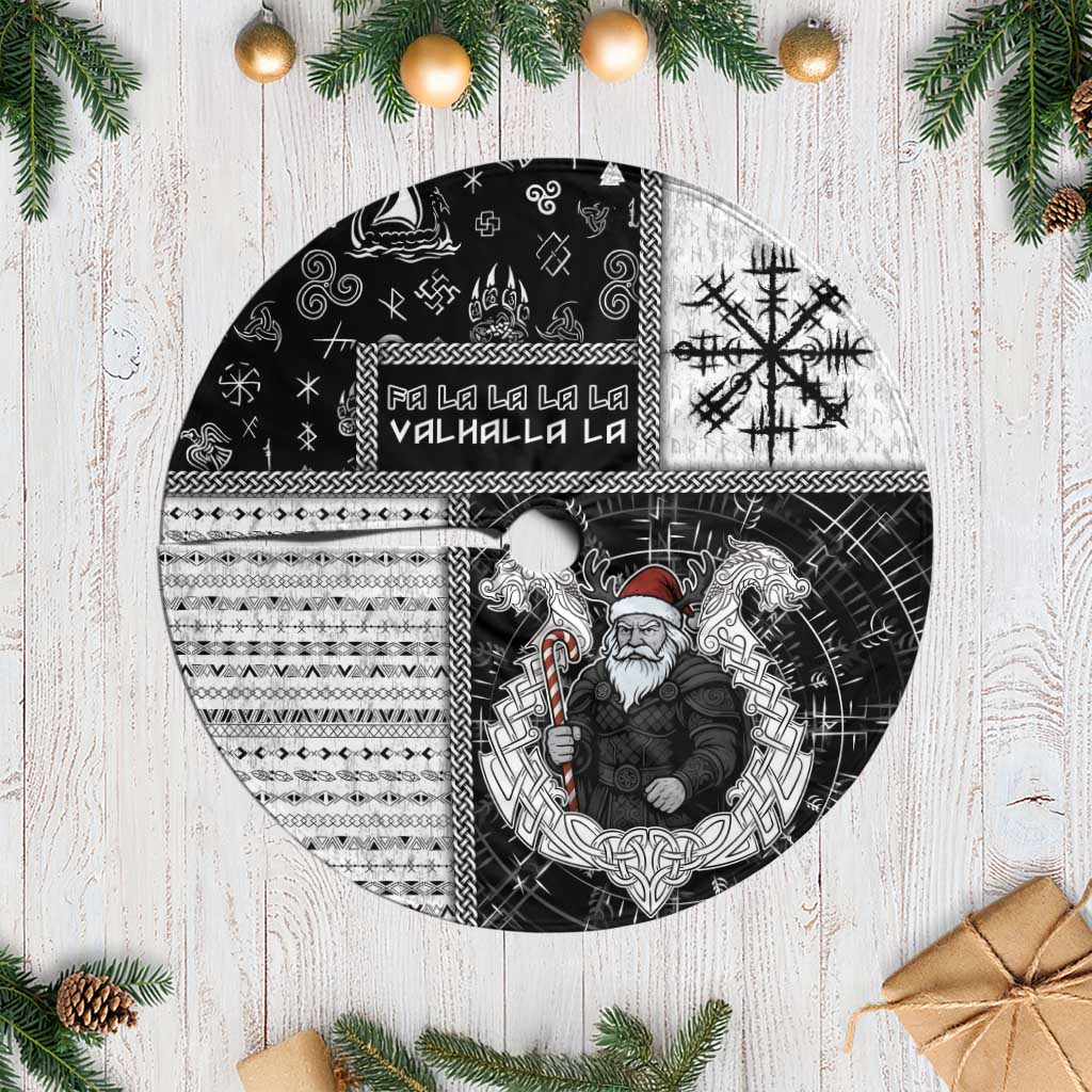 Viking Christmas Tree Skirt Fa La La La Valhalla La - Wonder Print Shop