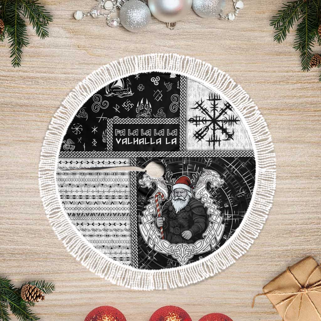 Viking Christmas Tree Skirt Fa La La La Valhalla La - Wonder Print Shop