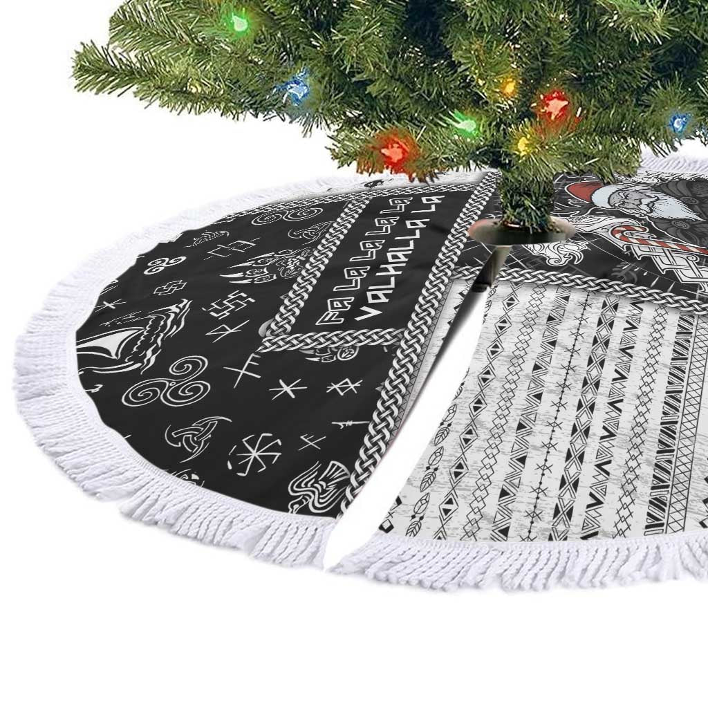 Viking Christmas Tree Skirt Fa La La La Valhalla La - Wonder Print Shop