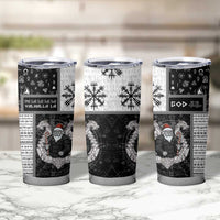 Vikings Christmas Tumbler Cup Fa La La La Valhalla La - Wonder Print Shop