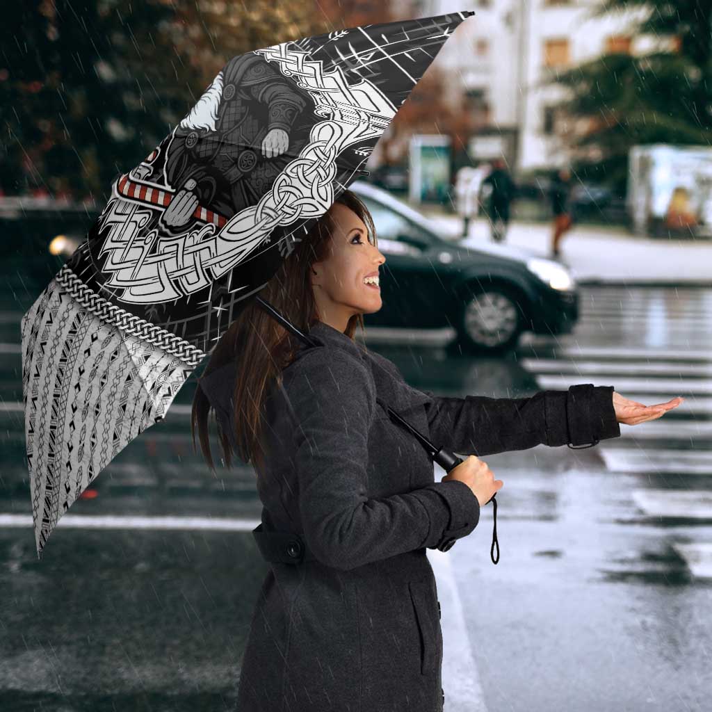 Vikings Christmas Umbrella Fa La La La Valhalla La - Wonder Print Shop