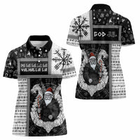 Vikings Christmas Women Polo Shirt Fa La La La Valhalla La - Wonder Print Shop
