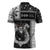 Vikings Christmas Zipper Polo Shirt Fa La La La Valhalla La - Wonder Print Shop