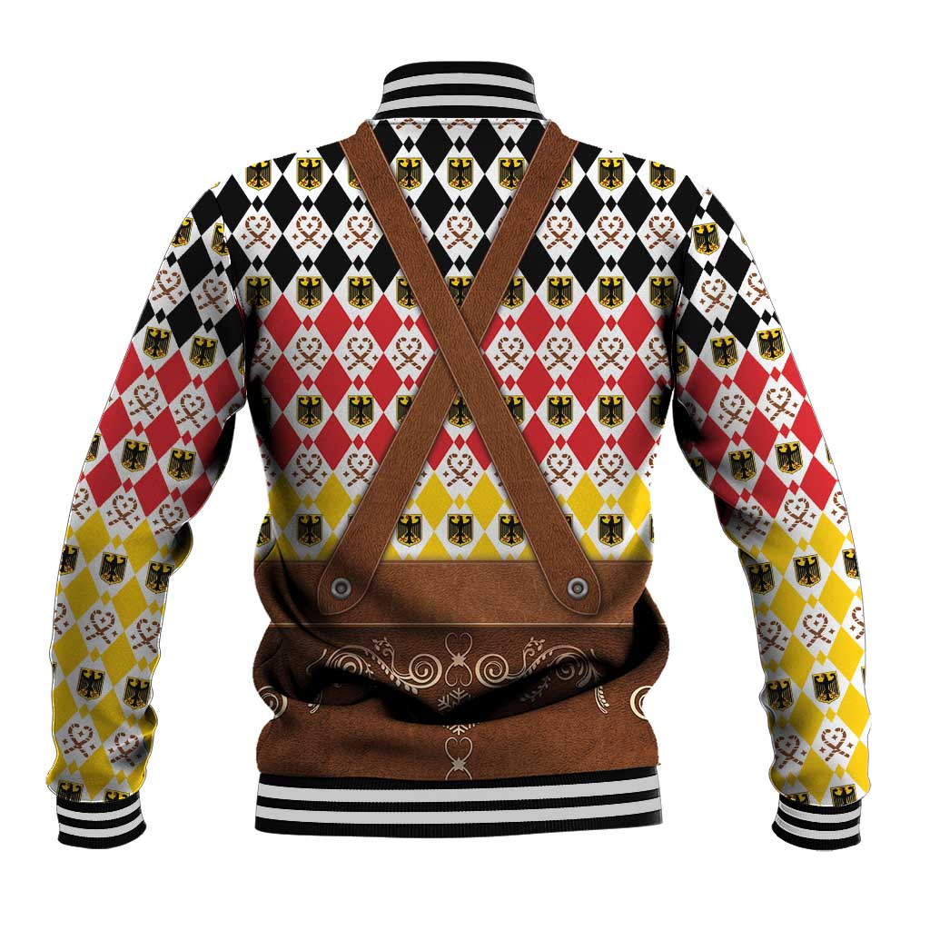 Germany Christmas Baseball Jacket Lederhosen Xmas Style - Wonder Print Shop