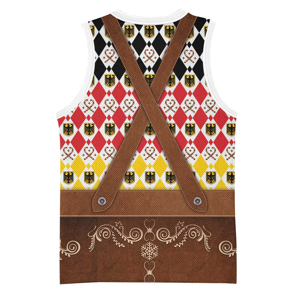 Germany Christmas Basketball Jersey Lederhosen Xmas Style - Wonder Print Shop