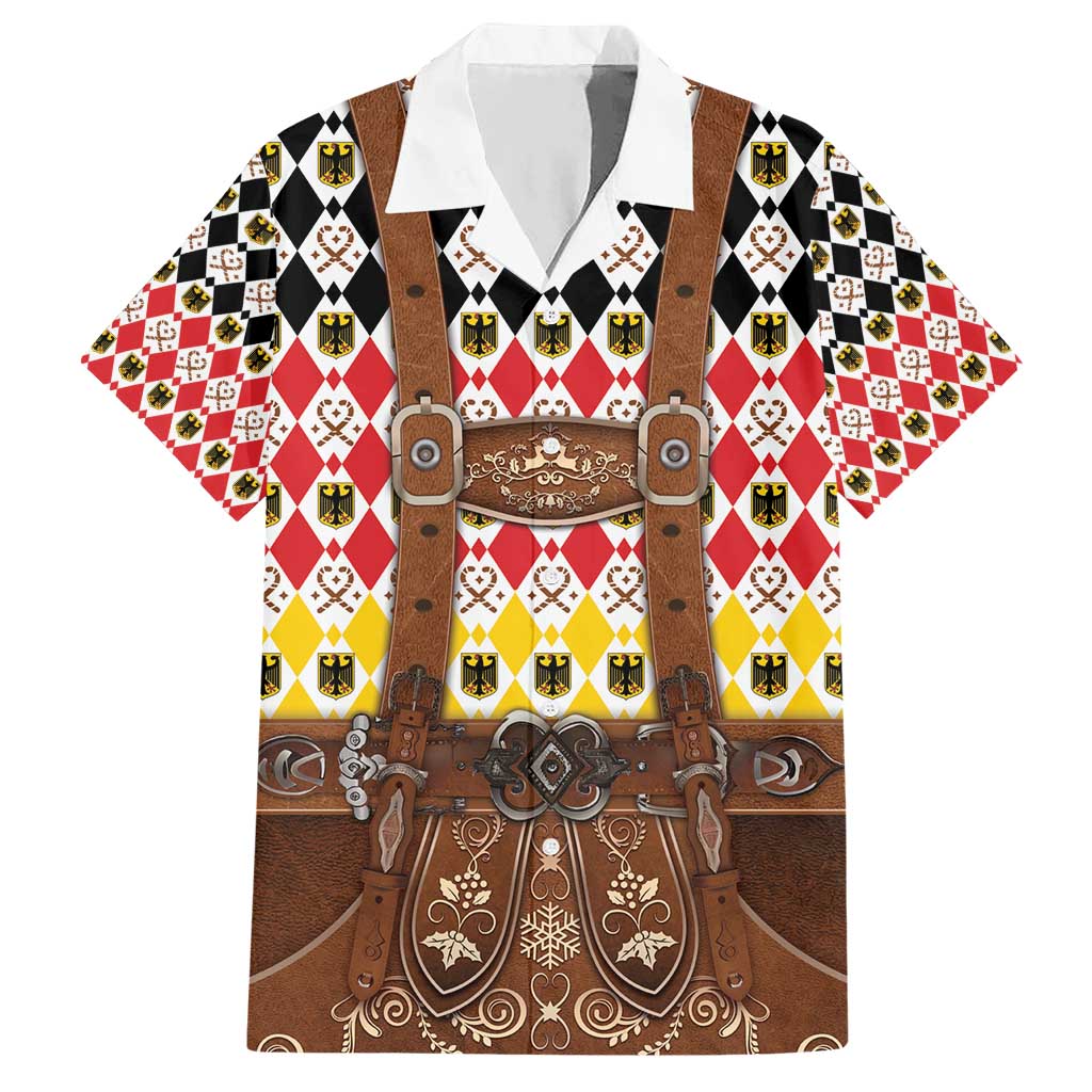 Germany Christmas Hawaiian Shirt Lederhosen Xmas Style - Wonder Print Shop