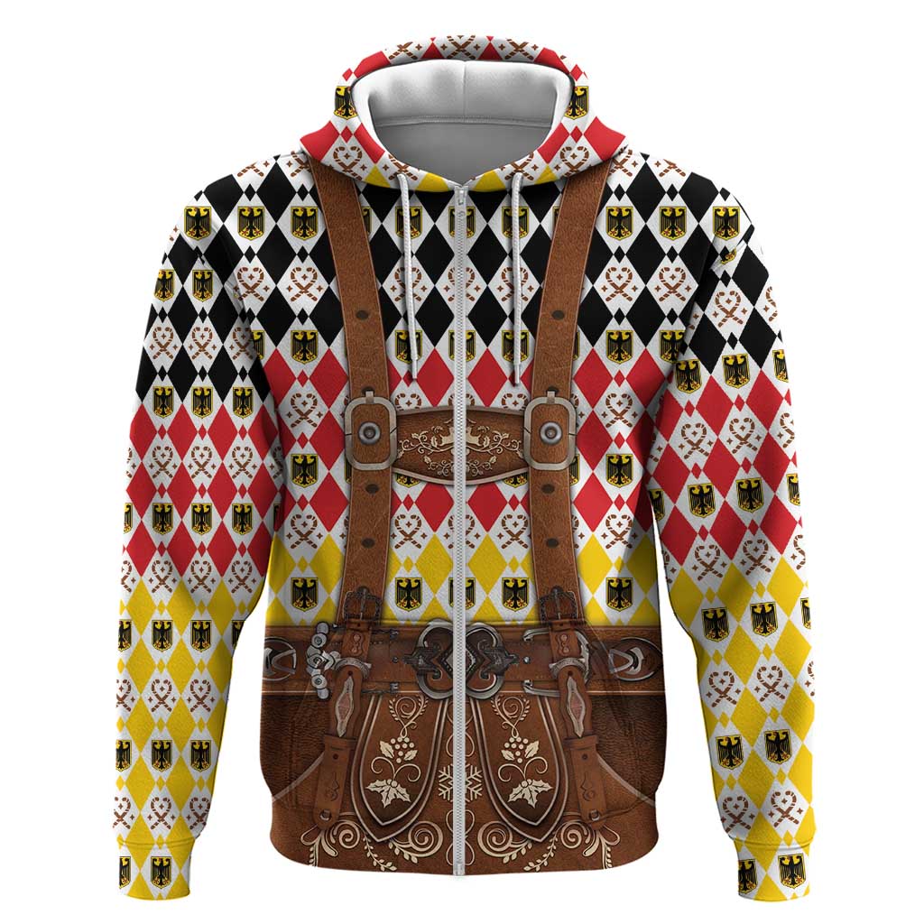 Germany Christmas Hoodie Lederhosen Xmas Style - Wonder Print Shop
