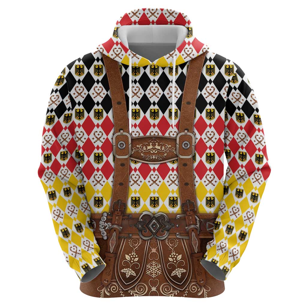 Germany Christmas Hoodie Lederhosen Xmas Style - Wonder Print Shop