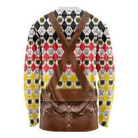 Germany Christmas Long Sleeve Shirt Lederhosen Xmas Style - Wonder Print Shop