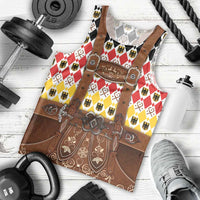 Germany Christmas Men Tank Top Lederhosen Xmas Style - Wonder Print Shop