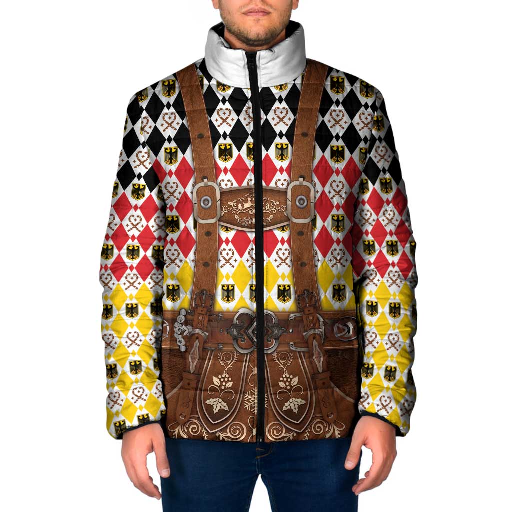Germany Christmas Padded Jacket Lederhosen Xmas Style - Wonder Print Shop