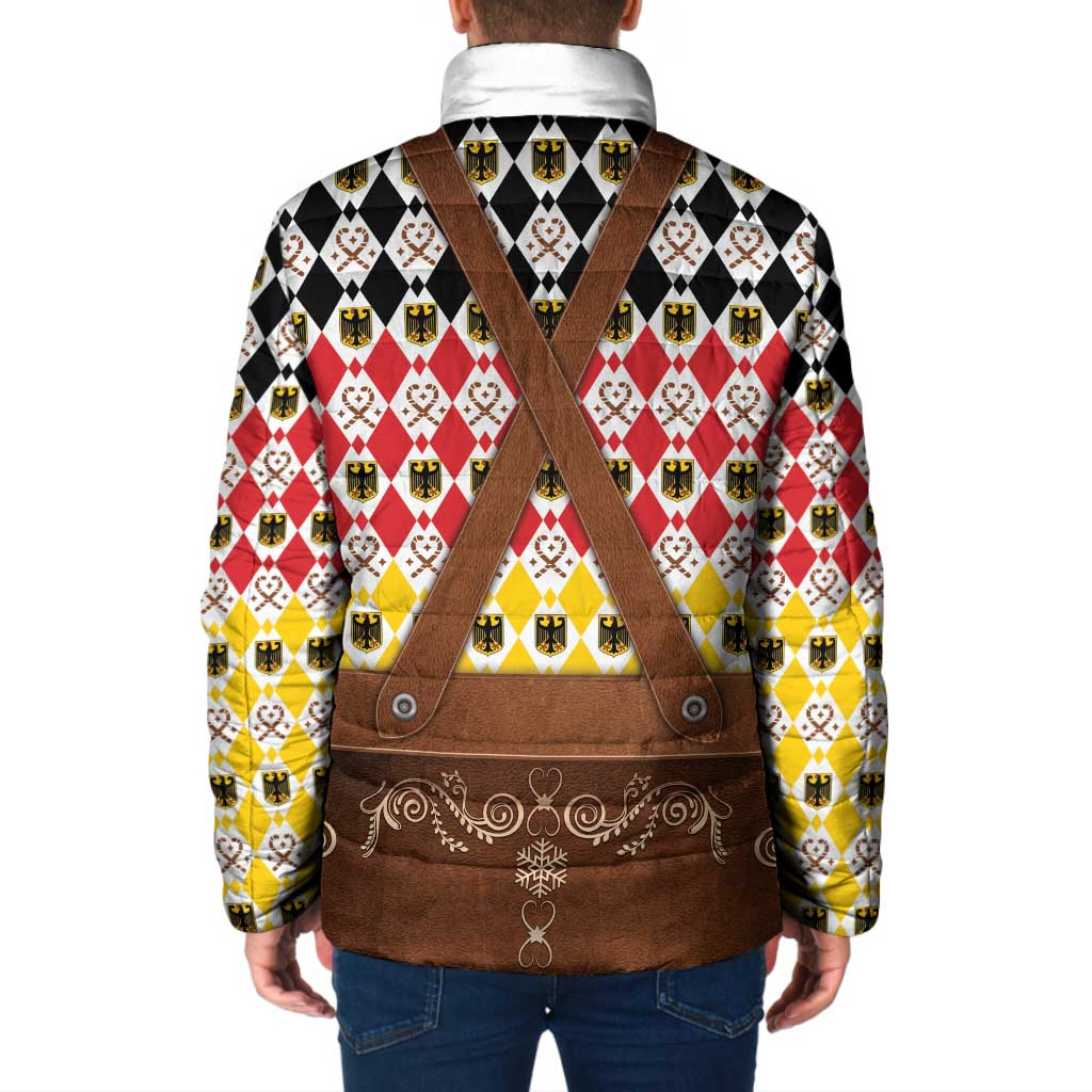 Germany Christmas Padded Jacket Lederhosen Xmas Style - Wonder Print Shop