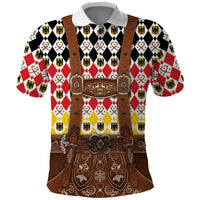 Germany Christmas Polo Shirt Lederhosen Xmas Style - Wonder Print Shop