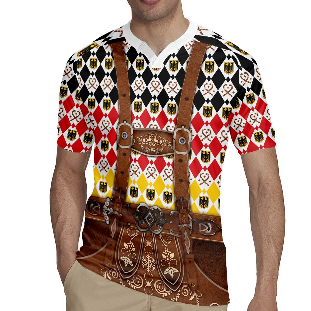 Germany Christmas Rugby Jersey Lederhosen Xmas Style - Wonder Print Shop