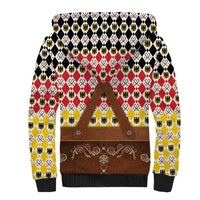Germany Christmas Sherpa Hoodie Lederhosen Xmas Style - Wonder Print Shop