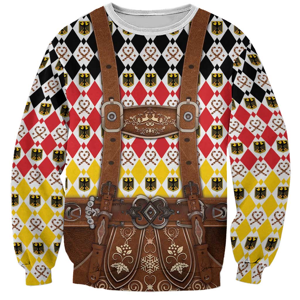 Germany Christmas Sweatshirt Lederhosen Xmas Style - Wonder Print Shop
