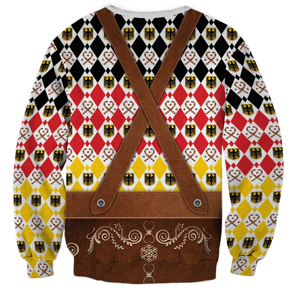 Germany Christmas Sweatshirt Lederhosen Xmas Style - Wonder Print Shop