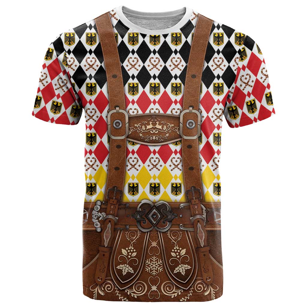 Germany Christmas T Shirt Lederhosen Xmas Style - Wonder Print Shop