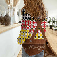 Germany Christmas Women Casual Shirt Lederhosen Xmas Style - Wonder Print Shop