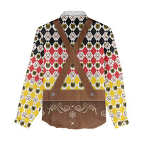Germany Christmas Women Casual Shirt Lederhosen Xmas Style - Wonder Print Shop