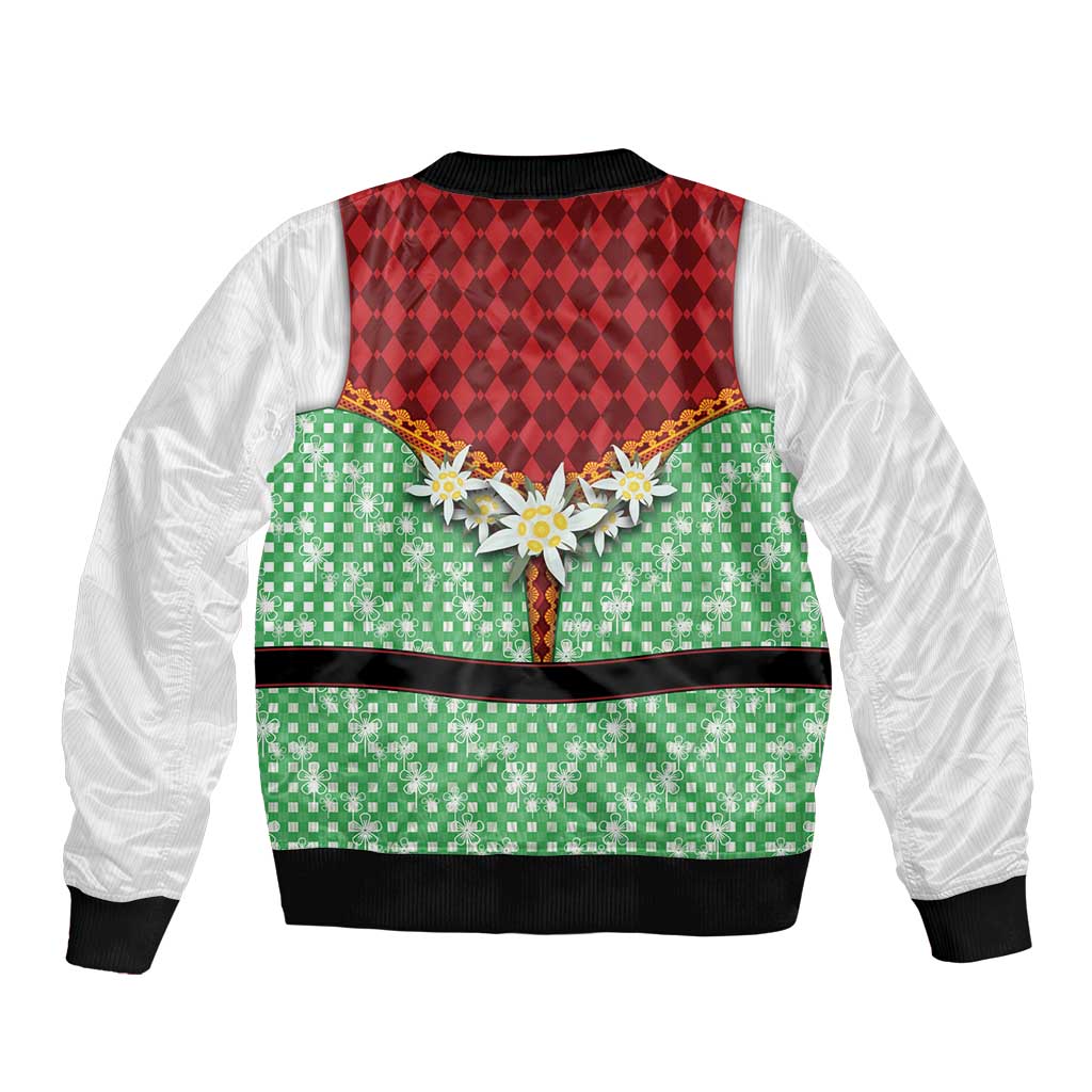 Germany Christmas Bomber Jacket Dirndl Xmas Style - Wonder Print Shop