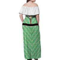 Germany Christmas Family Matching Off Shoulder Maxi Dress and Hawaiian Shirt Dirndl Xmas Style - Wonder Print Shop