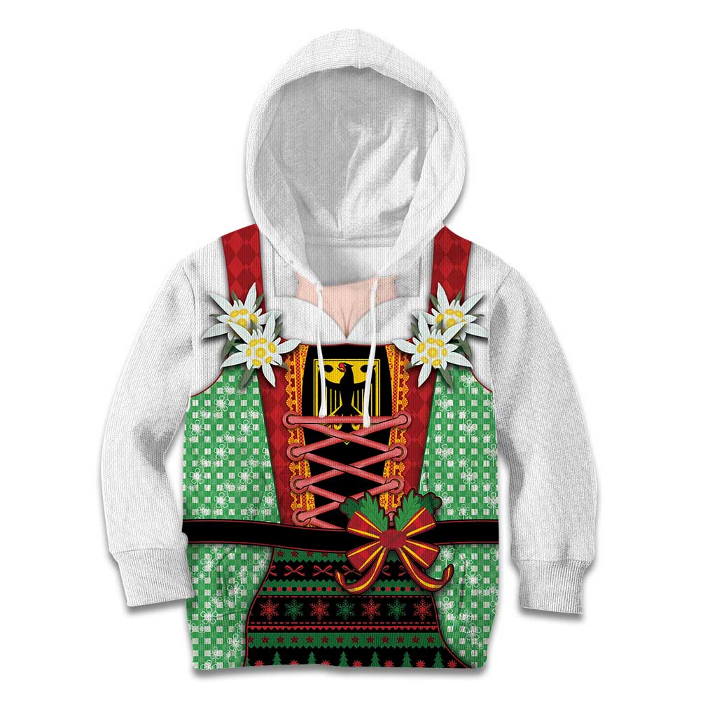 Germany Christmas Kid Hoodie Dirndl Xmas Style - Wonder Print Shop