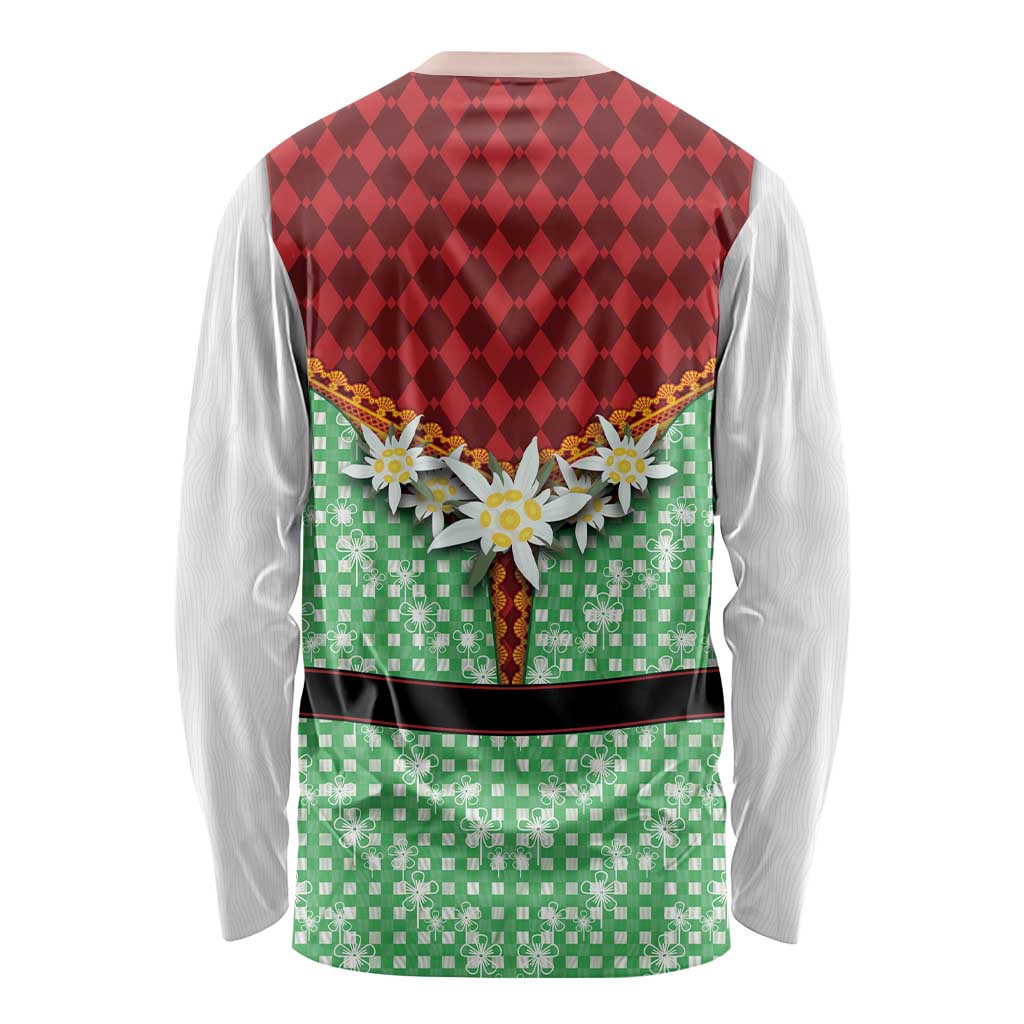 Germany Christmas Long Sleeve Shirt Dirndl Xmas Style - Wonder Print Shop