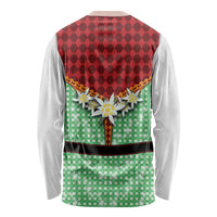 Germany Christmas Long Sleeve Shirt Dirndl Xmas Style - Wonder Print Shop