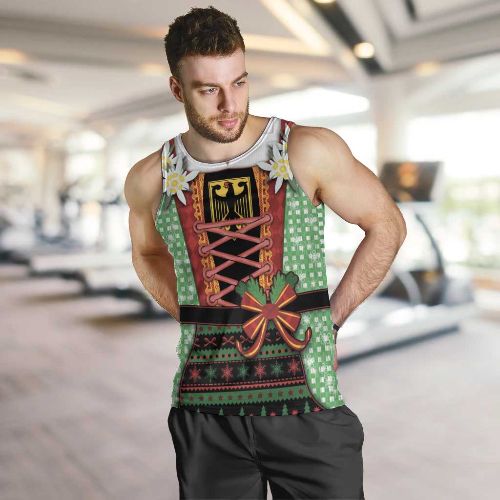 Germany Christmas Men Tank Top Dirndl Xmas Style - Wonder Print Shop