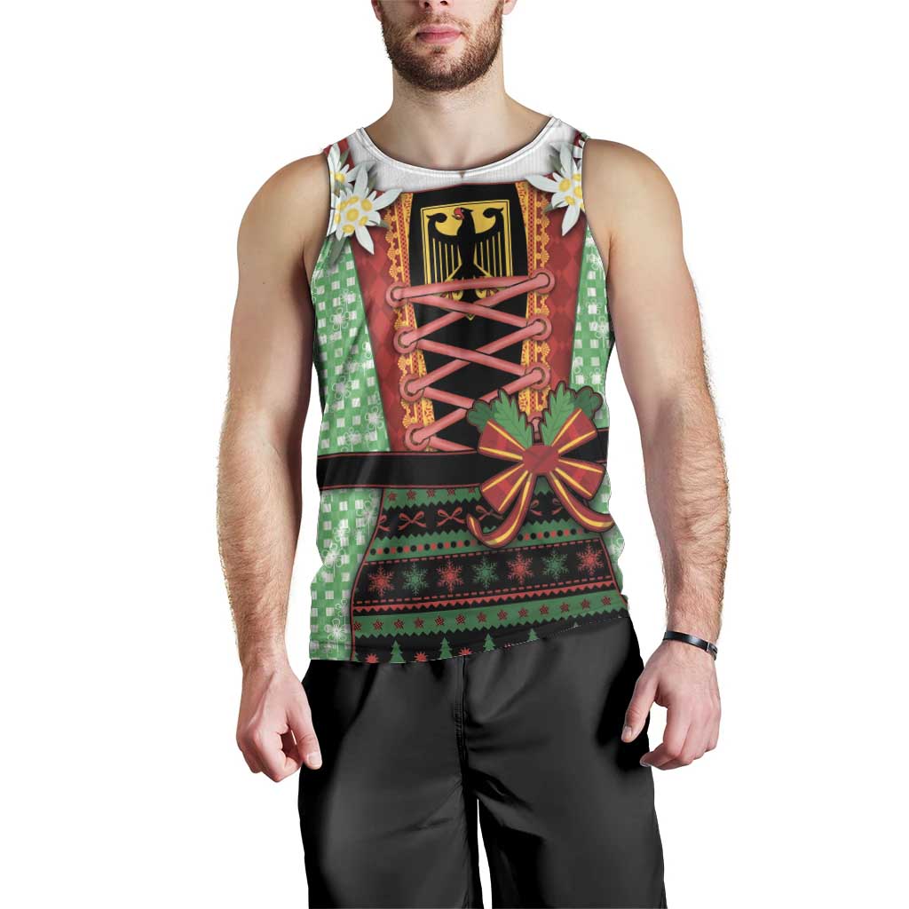 Germany Christmas Men Tank Top Dirndl Xmas Style - Wonder Print Shop