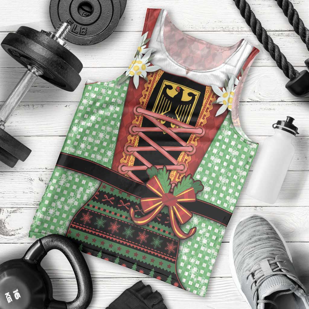 Germany Christmas Men Tank Top Dirndl Xmas Style - Wonder Print Shop