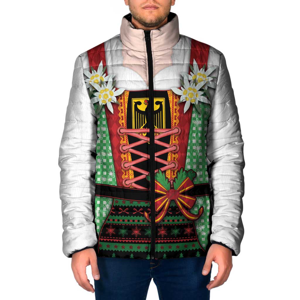 Germany Christmas Padded Jacket Dirndl Xmas Style - Wonder Print Shop