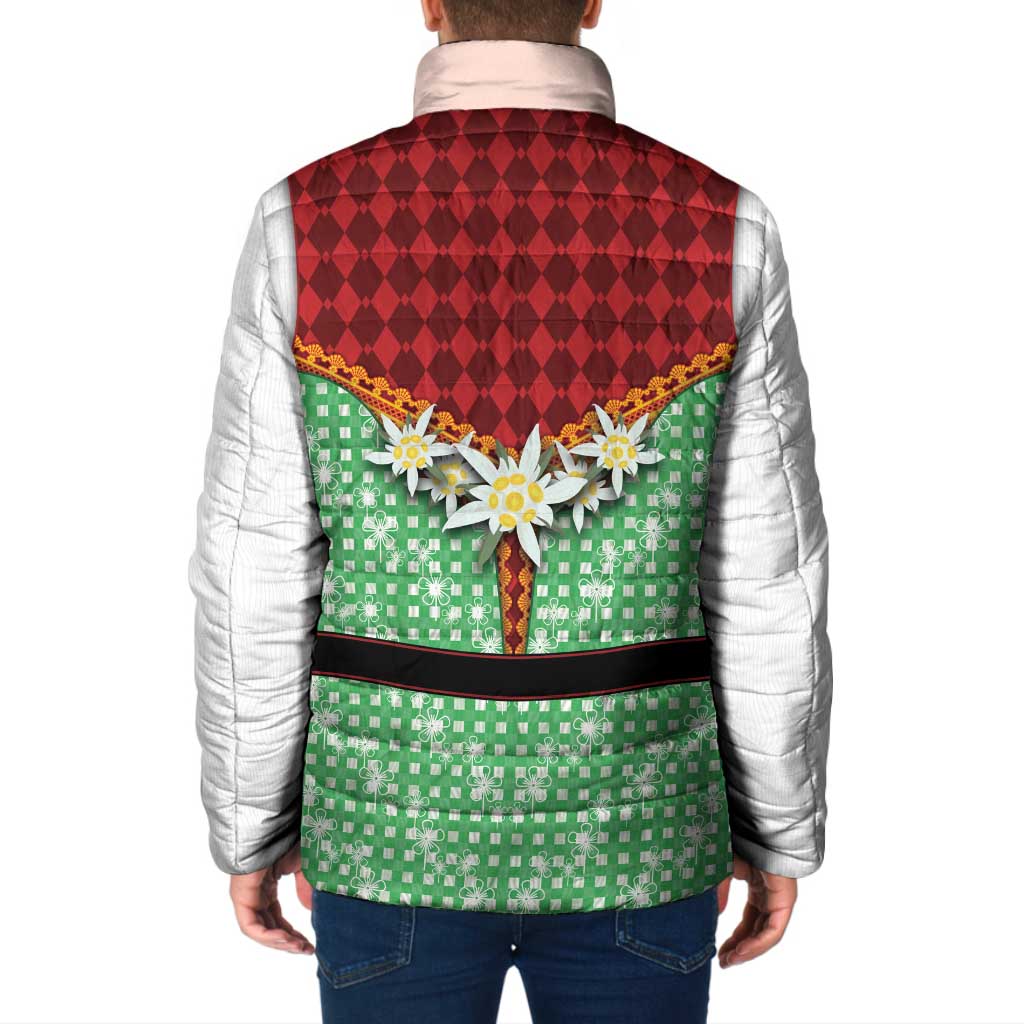 Germany Christmas Padded Jacket Dirndl Xmas Style - Wonder Print Shop