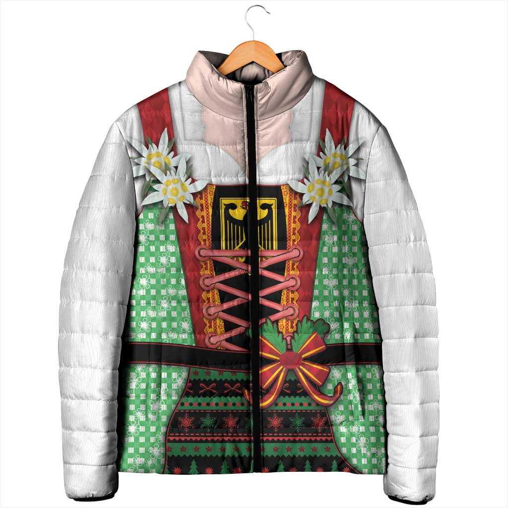 Germany Christmas Padded Jacket Dirndl Xmas Style - Wonder Print Shop