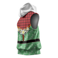 Germany Christmas Sleeveless Hoodie Dirndl Xmas Style - Wonder Print Shop