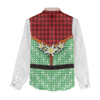 Germany Christmas Women Casual Shirt Dirndl Xmas Style - Wonder Print Shop