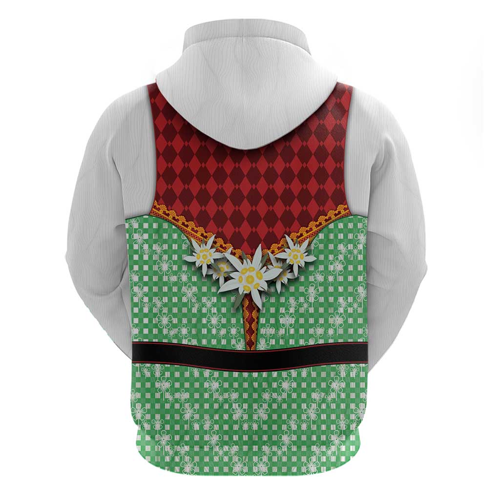 Germany Christmas Zip Hoodie Dirndl Xmas Style - Wonder Print Shop