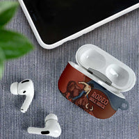 Bull Riding AirPods Case Western Cowboy Denim And Leather Effect