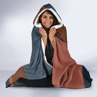 Bull Riding Hooded Blanket Western Cowboy Denim And Leather Effect