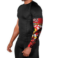 Personalized Georgia Arm Sleeves Saint George Dragon Slayer Folk Pattern