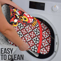 Personalized Georgia Bathroom Set Saint George Dragon Slayer Folk Pattern