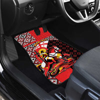 Personalized Georgia Car Mats Saint George Dragon Slayer Folk Pattern